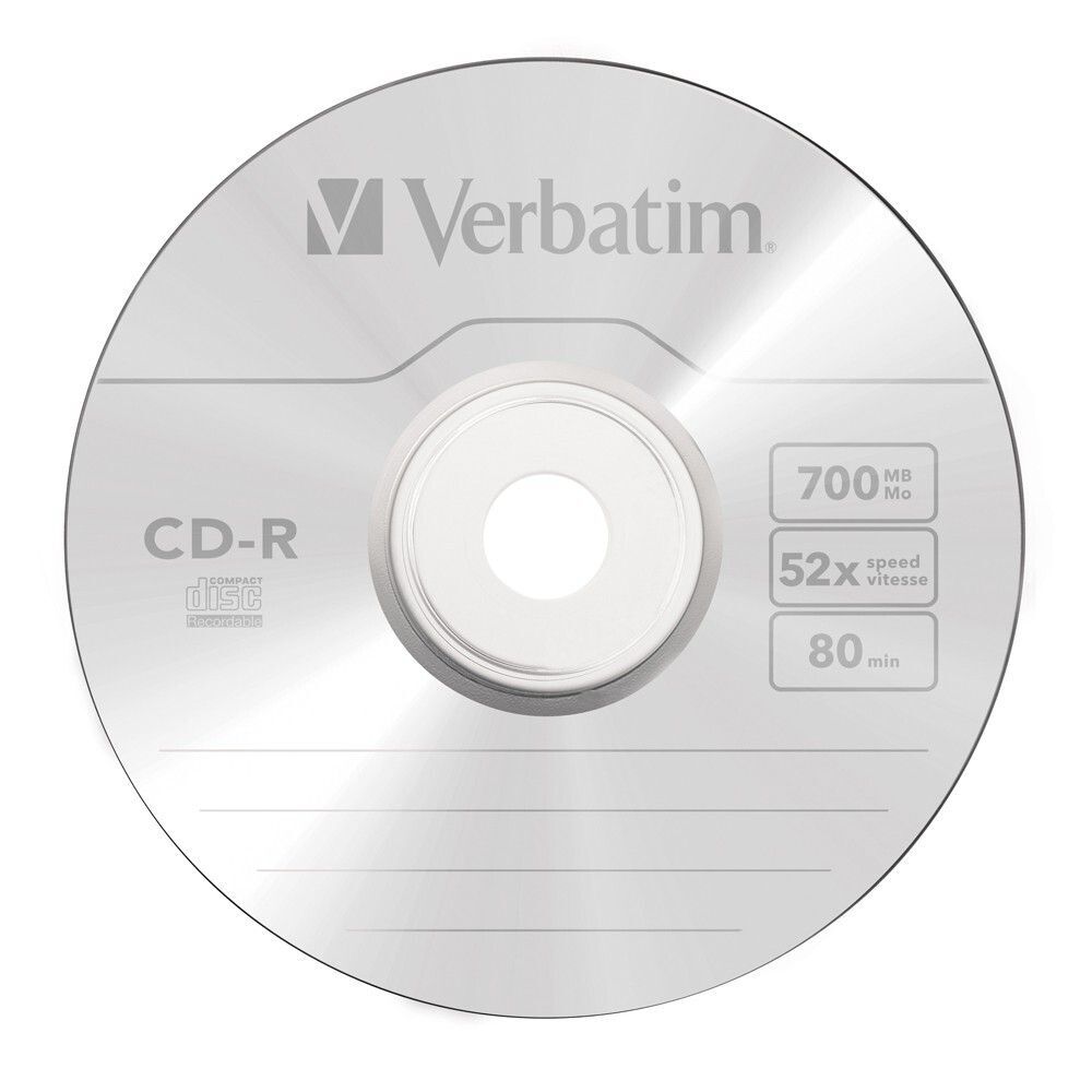 Verbatim Cd-R 700Mb 52X 100 Pack Spindle