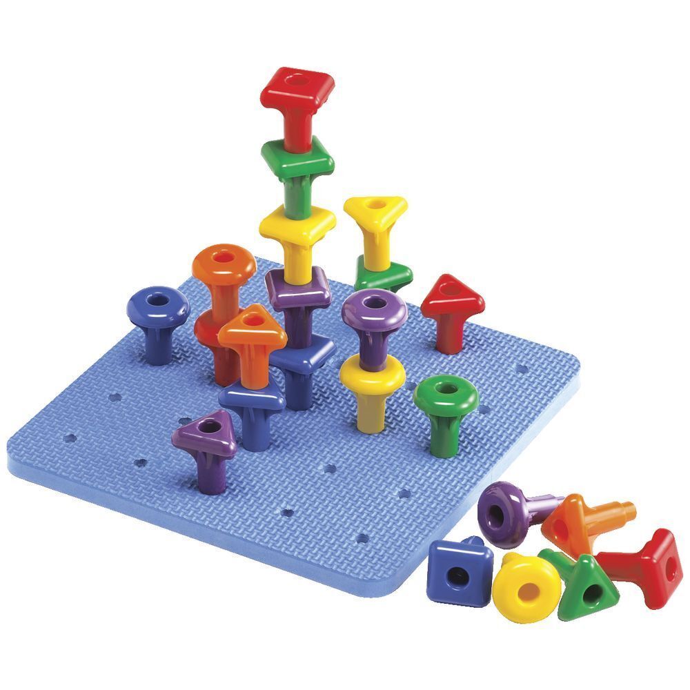 Edx Education Geo Pegs And Peg Board Set