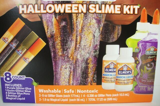 Elmers Glue Slime Kit Spooky 8 pieces - buy at