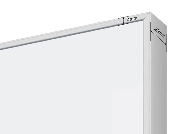 Whiteboard, type CC – magnetoplan: sheet steel, enamel