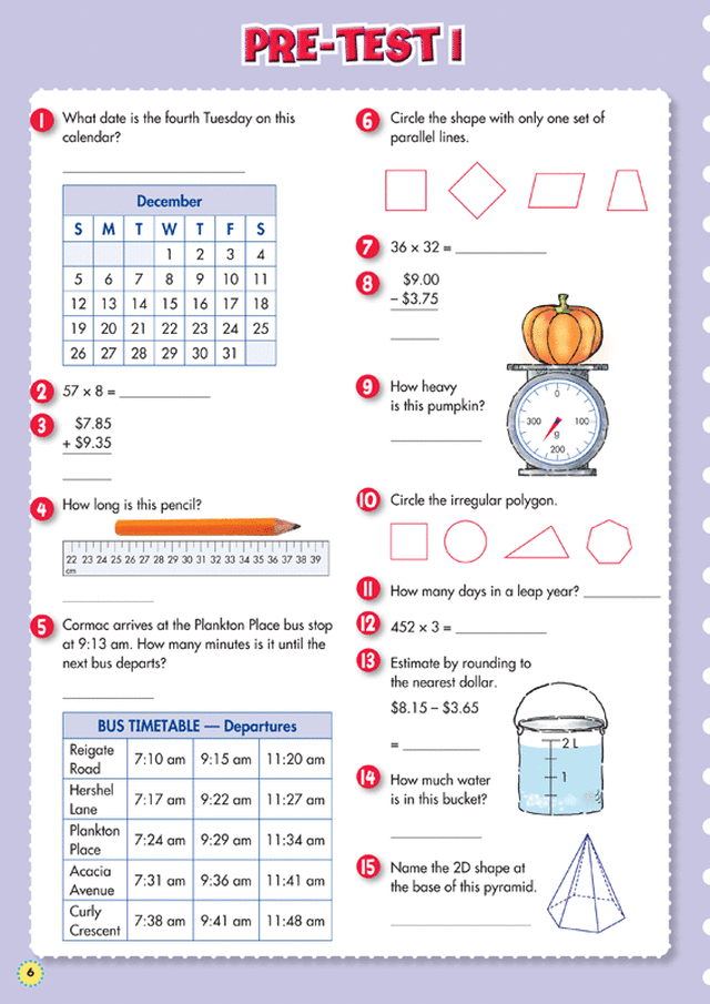 PASCAL　to　NAPLAN　PRESS　Style　Numeracy　Back　Basics　Year