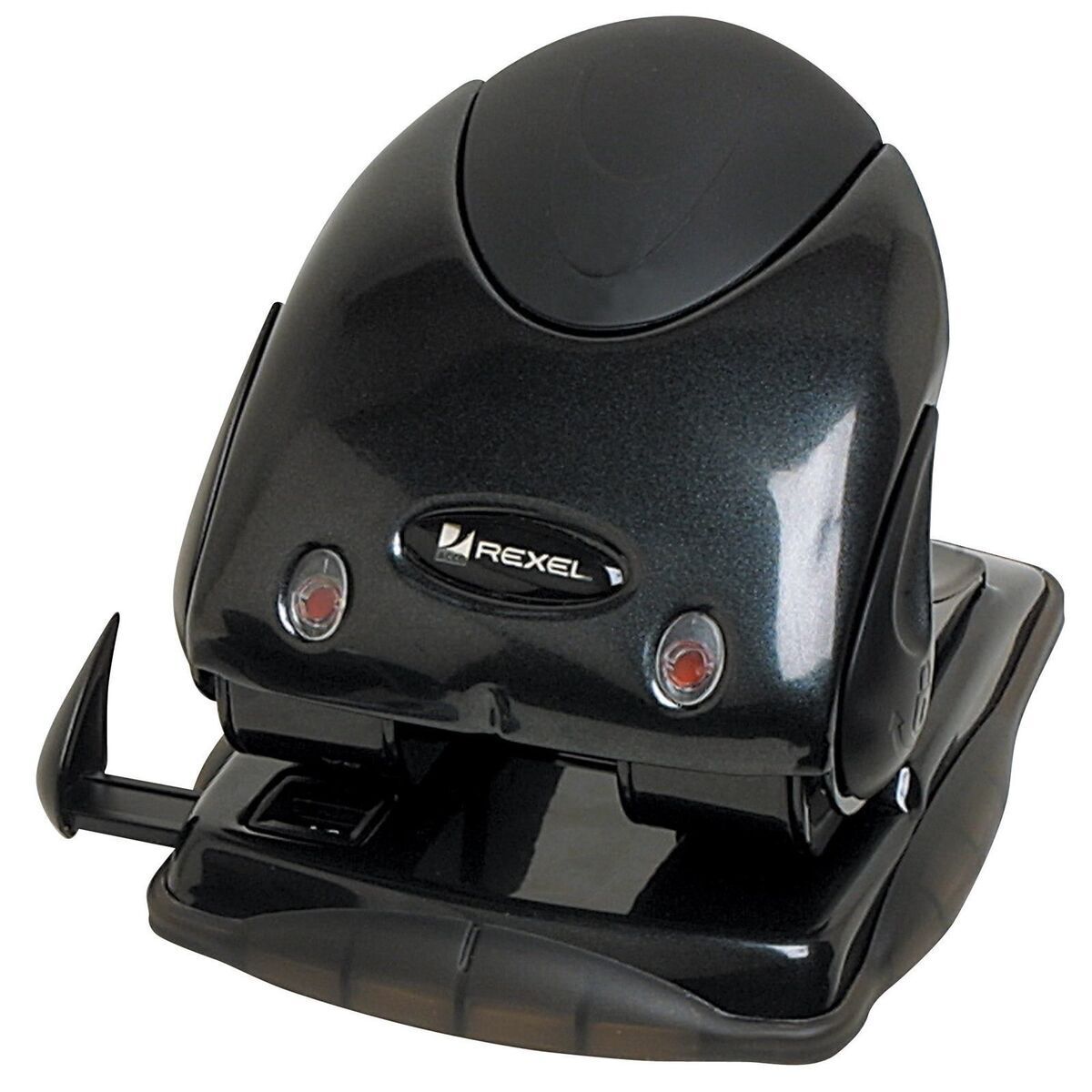 Black Heavy Duty Metal Hole Punch 40 Sheet WX01236 - Office Monster