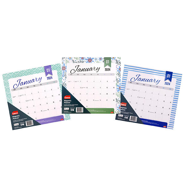 2024 Sasco Wall Planner Calendar 325 X 315Mm Month To View