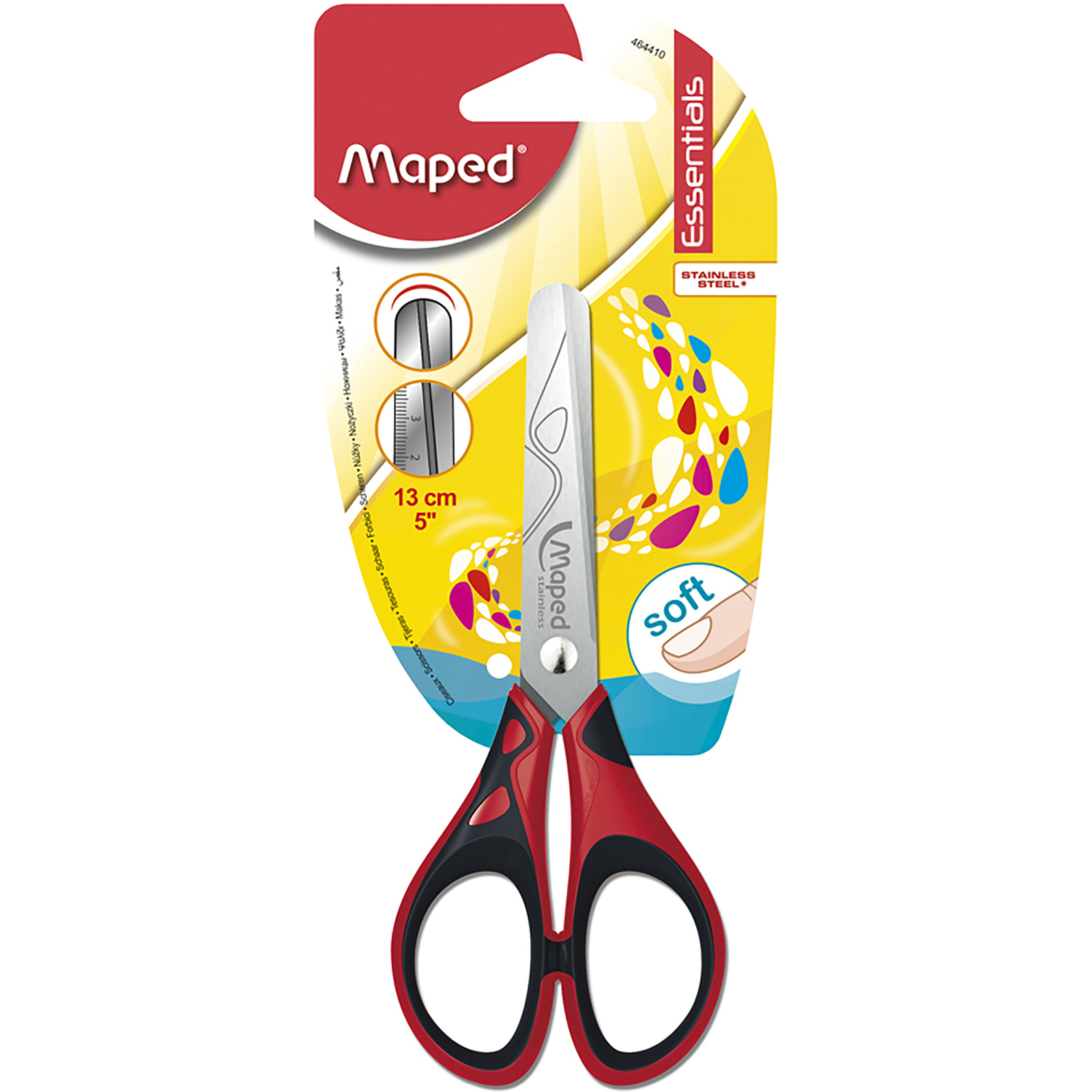 School scissors Soft Touch 13cm