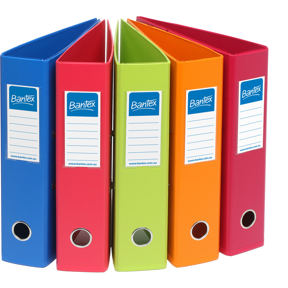 Bantex Lever Arch Binder A4 Fruits 70Mm Assorted Box Of 10 Ctn