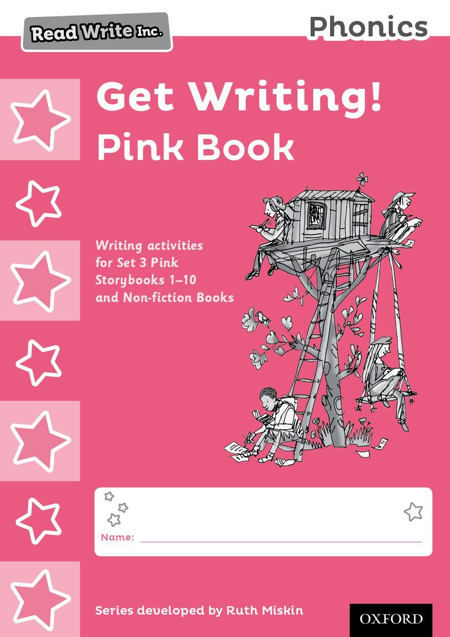 10　Phonics:　pk　Read　Inc　Book　Pink　Writing!　Get　Write　MISKIN　Phonics-