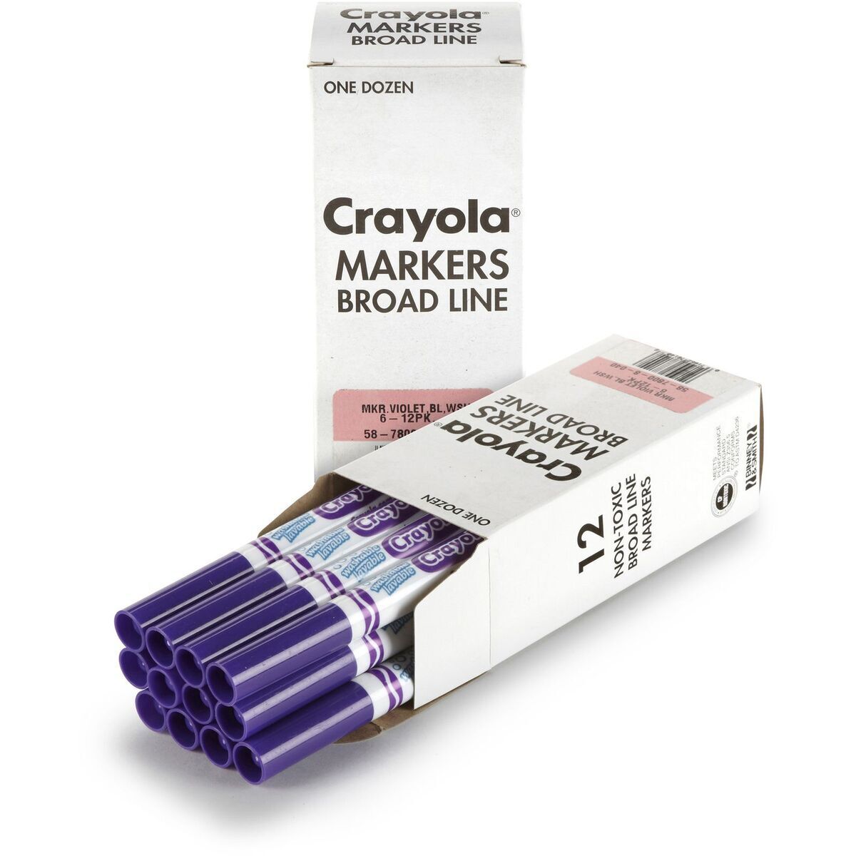 stationery supplies|CLEAN MARKER|CRAYOLA ULTRA CLEAN MARKERS- PURPLE