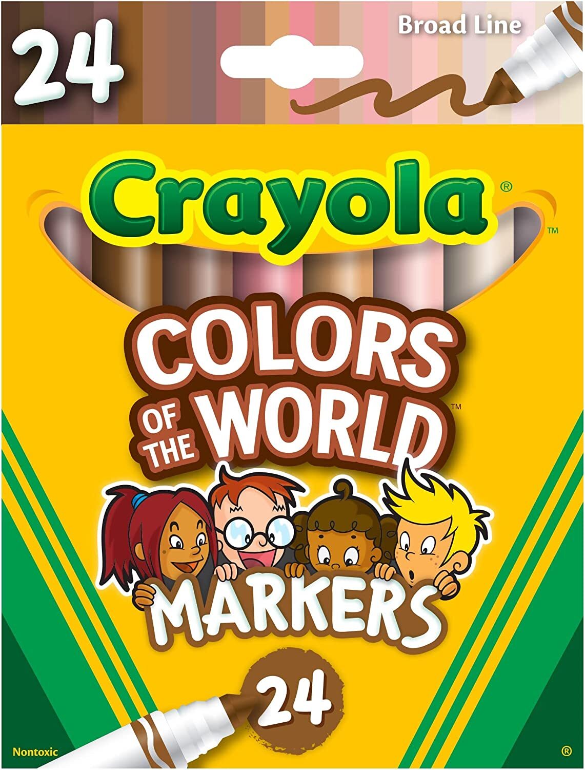 Crayola: Colors of the World Markers (24 pack)