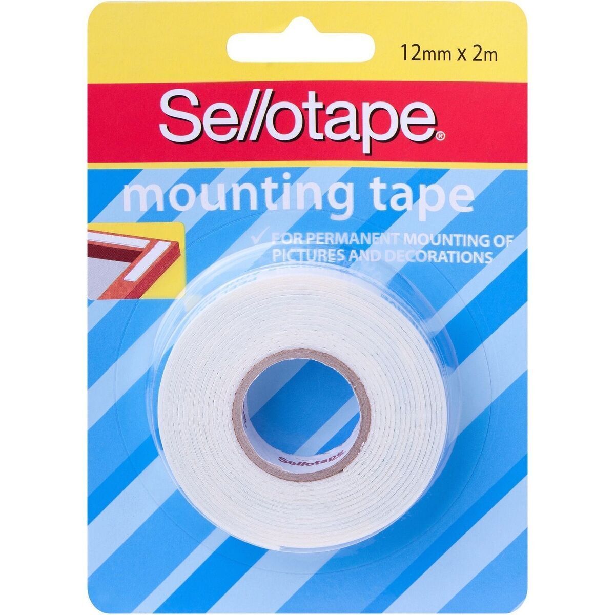 Scotch Permanet Mounting Tape White