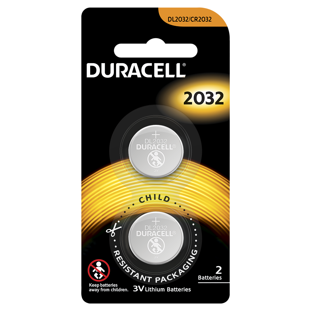  Duracell DL2032BPK Button Cell Lithium Electronics Battery, 2032,  3V, 6/Box : Health & Household