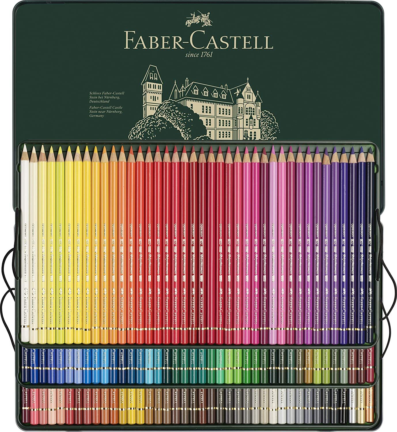 Faber-Castell Colour Pencil Polychromos wood case of 120