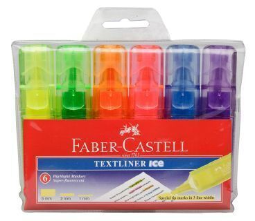 Faber-Castell 48 Textliner (Wallet of 6)