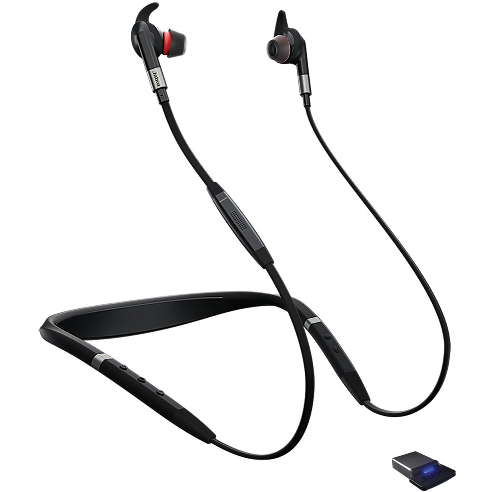 Jabra Evolve 75 UC Stereo Wireless Bluetooth Headset - Black