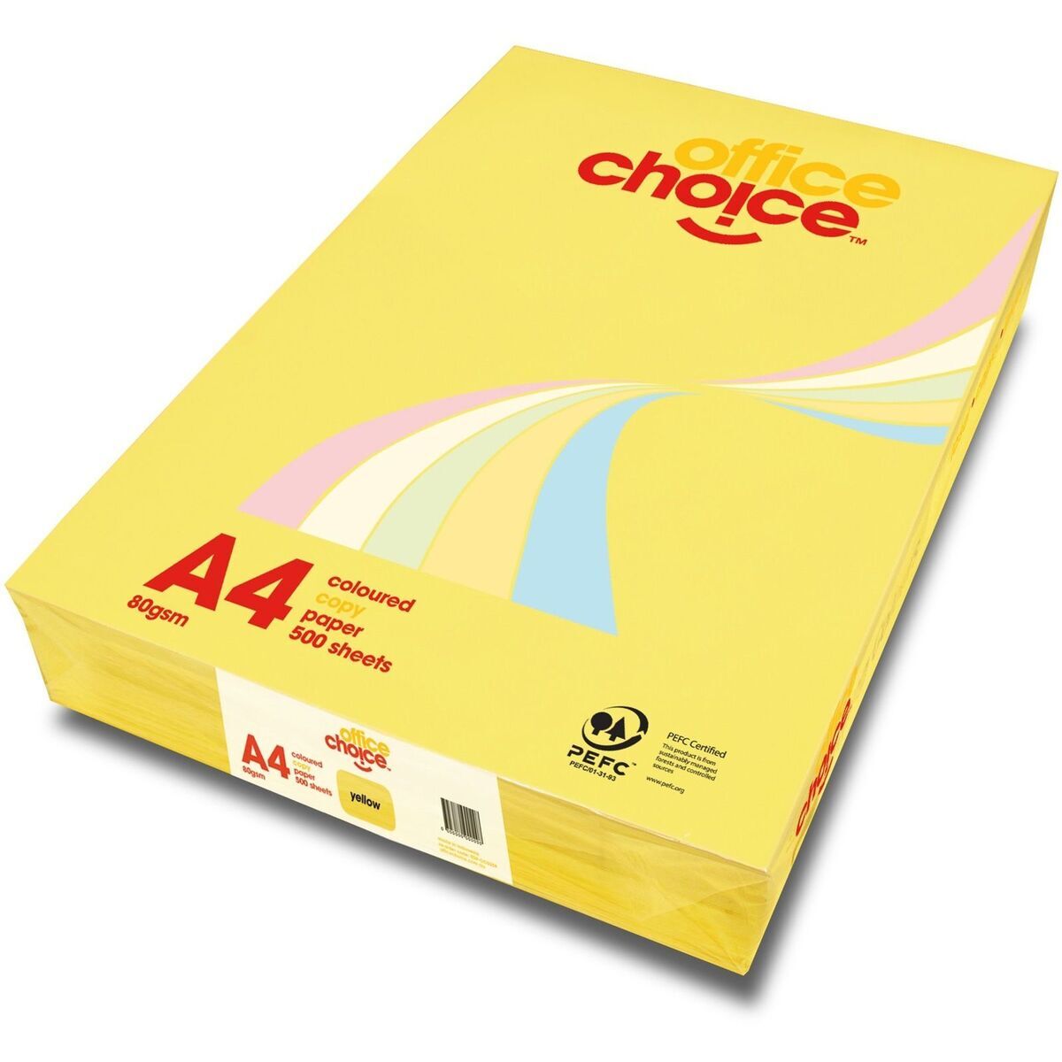 Canon Yellow Label Standard PEFC A4 White Paper Pack of 5 Reams of