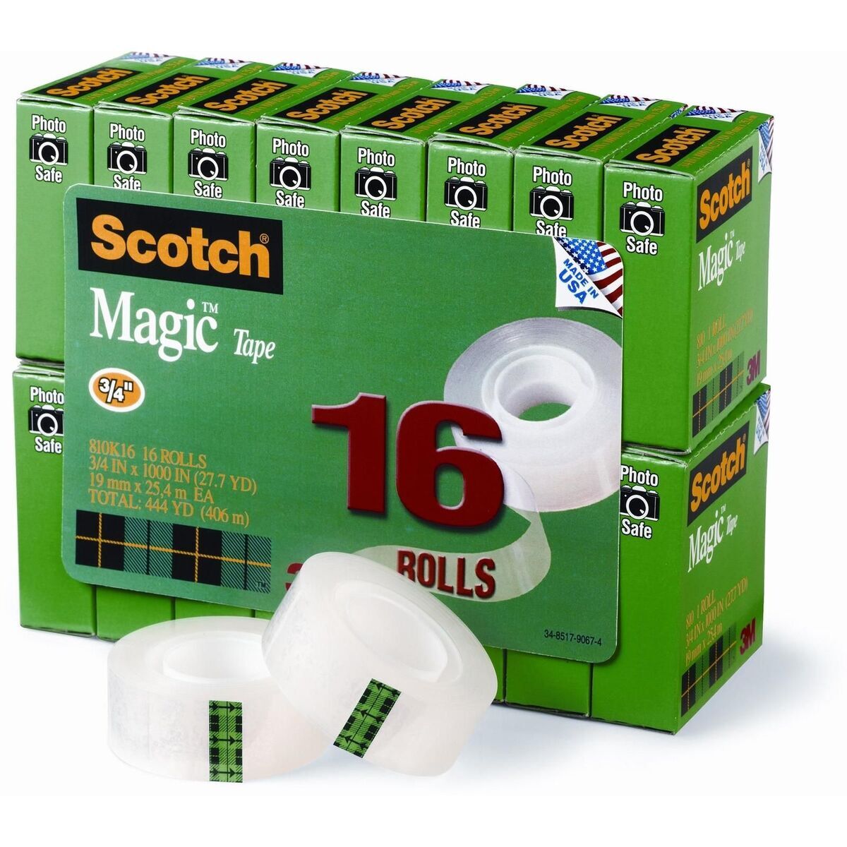 SCOTCH 810 MAGIC TAPE, 18MM X 25M (SMALL)