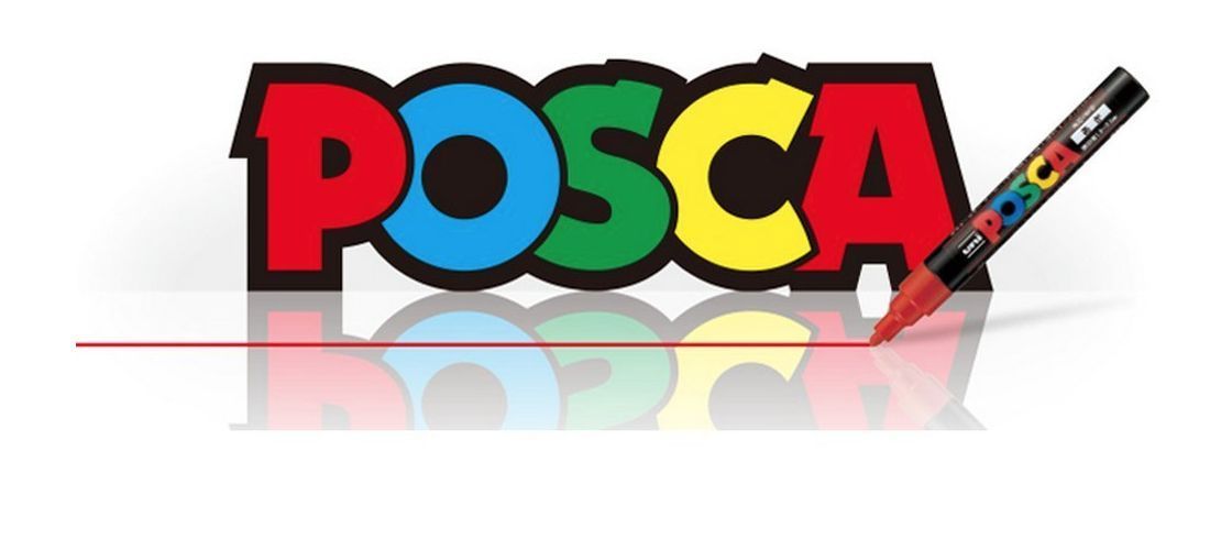 Posca paint pens Logo