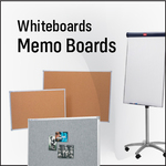 Whiteboards and memo boards