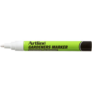 Artline Gardeners Permanent Marker Bullet 2.3Mm White