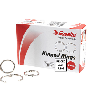 Esselte Hinged Rings No.7 19mm | Each