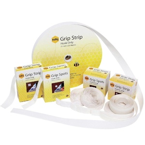 Marbig Grip Spots Hook Only White 22Mm X 3.6M (Approx 156)