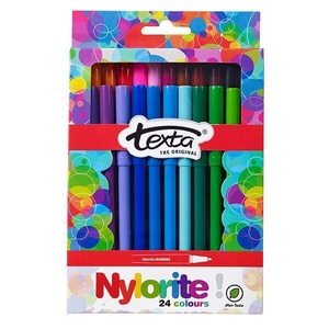 Texta Nylorite Markers Assorted Colours Pack Of 24