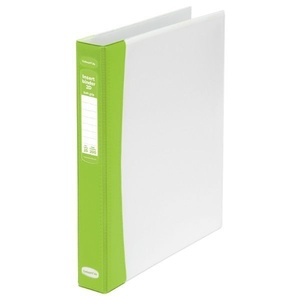 COLOURHIDE SOFT GRIP INSERT BINDER 25mm A4 Green