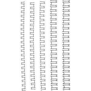 GBC IBICO WIRE BINDING COMBS 12mm 34Loop 95Sht Cap Black Box 100