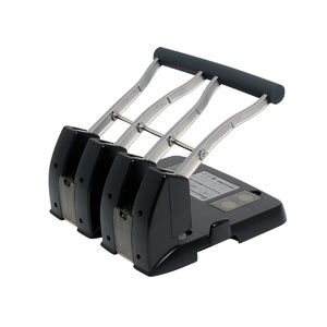 REXEL FOUR HOLE POWER Punch 150 Sheet Capacity Black & Silver