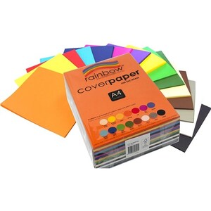 Rainbow A4 80Gsm Office Paper 500 Sheets, Pastel Assorted