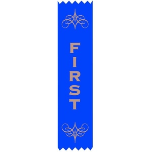 AVERY 69629 Blue Merit Ribbons First 150mm x 35mm Pack of 100