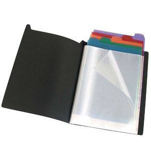 BANTEX DISPLAY BOOK 40 Page 5 Tab Divider Black
