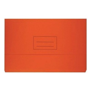 Bantex Slimpick Document Wallet Manilla Foolscap Orange