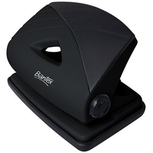 BANTEX FRUITS 2 HOLE PUNCH 18 Sheet Capacity Black