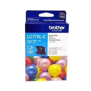 Brother Genuine Ink Cartridge Lc-77Xlc 1200 Page High Yield 