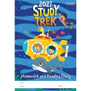 2027 Createl StudyTrek Homework & Reading Diary Bound
