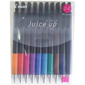 PILOT Juice Up Retractable Everyday Gel Pen 0.4mm Assorted Wallet of 10