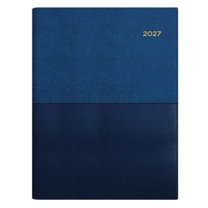 2027 Collins Vanessa Diary A4 Day To A Page Blue