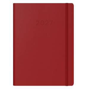 2027 Collins Legacy  Diary  A5 Week To View Red