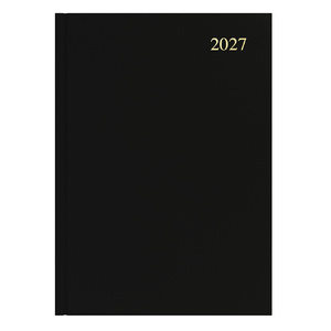 2027 Collins Essential Diary A4 Day To A  Page Black