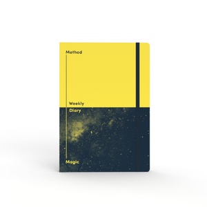 Jumble & Co Undated Diary A5 Week To View Method And Magic Yellow
