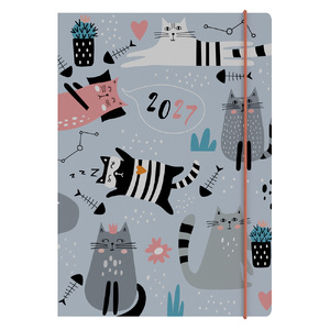 2027 Collins Maru Diary  A5 Week To View Cat