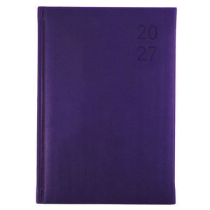 2027 Debden Silhouette Diary A5 Week To View Purple