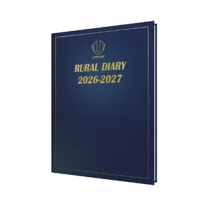 Collins Upward Rural Financial Year Diary A4 2 Days To Page Black