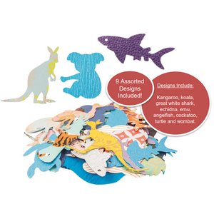 EC Handmade Pattern Paper - Australian Animal Shapes
