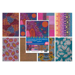 EC Pattern Paper A4 - Contemporary Australian Indigenous
