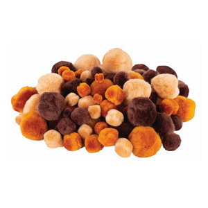 EC Pom Poms Earth Tones