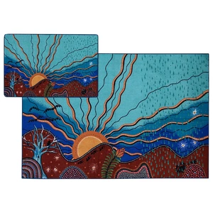 Elizabeth Richards Indigenous Seasons Rug 3m x 2m Large
