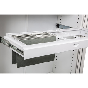 Rapidline Go Tambour Roll Out File Frame 1200Mmw White