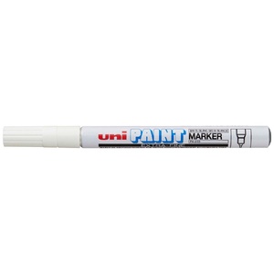 UNI-BALL PAINT MARKER Extra Fine 0.8mm White