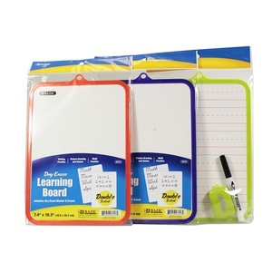 Grope Magnetic Mini Dry Erase White Board for Kids 16 inches x 12 inches Double Sided Blank Portable White Board with Stand Children Handwriting Whiteboard 